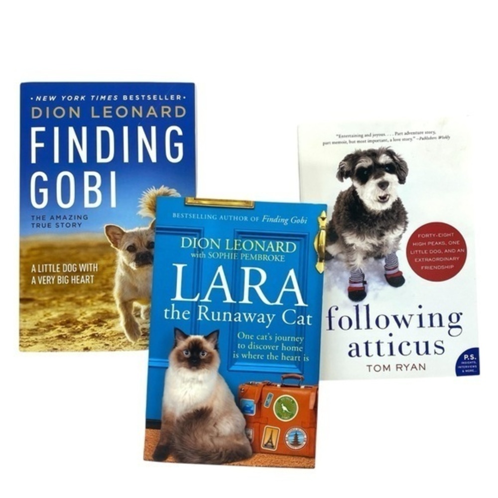 Dion Leonard Finding Gobi Lara the Runaway Cat Following Atticus Paperback Books